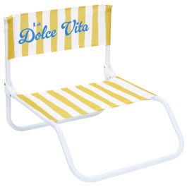 Home Deco Factory Silla Playa Amarilla Dolce Vita Metal Precio: 13.50000025. SKU: B1GCYWCK5P