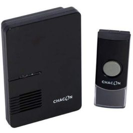 Chacon Timbre Inalámbrico para puerta, fácil de instalar, con amplio alcance de 80 metros y 32 melodías seleccionables. Chacon Timbre Inalámbrico para puerta, fácil de instalar, con amplio alcance de 80 metros y 32 melodías seleccionables.