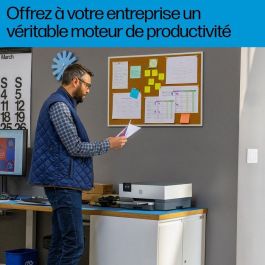 HP 9110b OfficeJet Pro Impresora de Inyección Tinta Color Profesional para Oficinas Híbridas y Distribuidas con Gestión Avanzada de Red