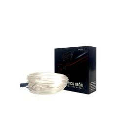 Tira De Alambre De Neón De Fibra Óptica Color Blanco OCCLED09 Tira De Alambre De Neón De Fibra Óptica Color Blanco OCCLED09