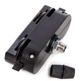 Adaptador Carril Monofásico Negro