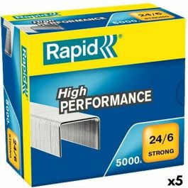 Grapas Rapid 24/6 6 mm (5 Unidades) Grapas Rapid 24/6 6 mm (5 Unidades)