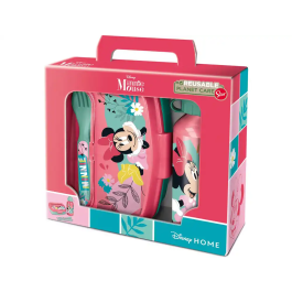 Safta Set Botella Portaliquidos y Sandwichera con Cubiertos Minnie Mouse Nalve 180x210x70 mm Precio: 16.89000038. SKU: B199EL6JGQ