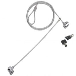 Conceptronic Cable de Seguridad para Portátiles 1.5M Doble Cabezal