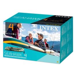 Barca Hinchable Intex Seahawk 4 Verde 351 x 48 x 145 cm Barca Hinchable Intex Seahawk 4 Verde 351 x 48 x 145 cm