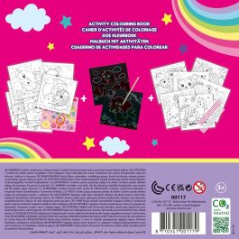 Ses Creative SES8710341001179 Libro de actividades para colorear de lentejuelas 3 en 1