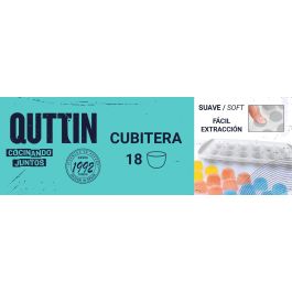 Cubitera Quttin 18 cubitos Soft (36 Unidades) Cubitera Quttin 18 cubitos Soft (36 Unidades)