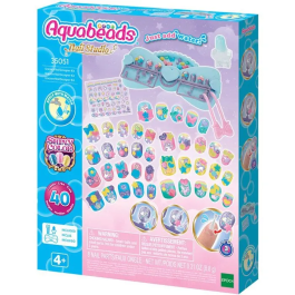 Aquabeads 35051 Kit Diseño de Uñas Unicornio Nail Studio con Uñas y Decoraciones para 40 Diseños, Mesa de Trabajo, Pinzas y Accesorios para +4 Años Precio: 14.7899994. SKU: B1ERMHKHZ4