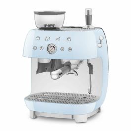 Smeg Máquina Espresso Estilo Años 50 con Molinillo Integrado Azul EGF03PBEU