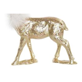 Figura Navidad Moderna DKD Home Decor Dorado 9 x 22.5 x 17.5 cm (2 Unidades) Figura Navidad Moderna DKD Home Decor Dorado 9 x 22.5 x 17.5 cm (2 Unidades)