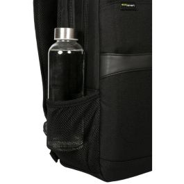 Targus GeoLite Mochila Unisex 16" (40,6 cm) para Portátil Negro, Resistente al Agua, 2 Compartimentos y Bolsillos