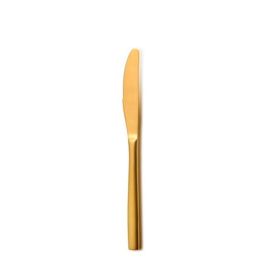 SUMMA Sinxelo Satin Oro Cuchillo Postre 200 mm, acero inoxidable 18/10, acabado PVD resistente, apto lavavajillas (Set de 12) Precio: 3.78999951. SKU: B12CV5TQ8P
