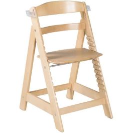 Roba ROB4005317310732 Trona SIT UP CLICK & FUN con bandeja extraíble, altura regulable, hasta 70kg, madera natural