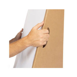 Rocada Pizarra de conferencias 700x1780 mm de cartón reciclado 100% reciclable