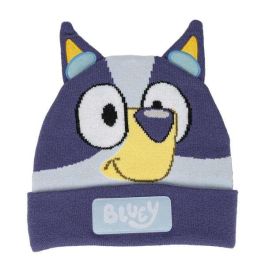 Gorro punto aplicaciones bluey