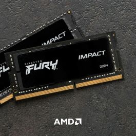 Kingston SO3200 FURY Impact Kit 64GB (2x32GB) DDR4 3200MT/s CL20 SODIMM para Portátil