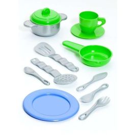 Molto Cocina Infantil con Lámpara, Planchador y 12 Accesorios, 82x81x28 cm