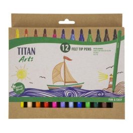 Rotulador Fibra Titan Arts Creative Caja De 12 Precio: 3.9325. SKU: B126WLFKHG