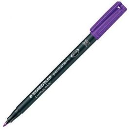 Staedtler Rotulador Permanente Lumocolor 317-6 M Violeta, Punta Mediana, Pack 10 Unidades (10 Unidades) Precio: 11.99000011. SKU: S8422866