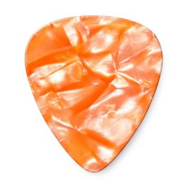 Pack 12 Púas Genuine Celluloid Naranja Perlado - Thin Pack 12 Púas Genuine Celluloid Naranja Perlado - Thin