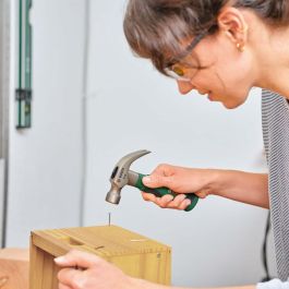 Bosch BOS4053423254402 Martillo de Garra 225g Acero Carbono Duro, Extractor de Garra en V, Mango de Agarre Suave, Baja Vibración