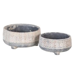 Macetero Cemento Decoración 20 X 20 X 10 cm