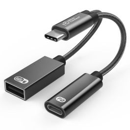 MicroConnect Adaptador USB-C a USB-C y USB-A 2.0 Hembra, Carga y Sincronización, Plateado 13 cm Precio: 11.49999972. SKU: B15CLQ82WR