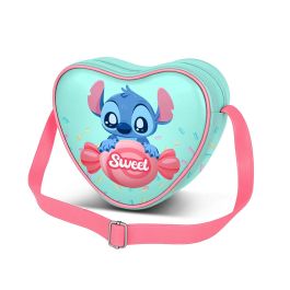 Disney Lilo y Stitch Bolso Bandolera Corazón Azul Casual con Asa Ajustable - Compartimento Cremallera Forro Interior Precio: 12.50000059. SKU: B1DV8ZE7XT
