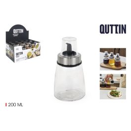 Aceitera de vidrio 200 ml con tapón Quttin (12 Unidades) Precio: 19.89000057. SKU: B1BZH7PMRB