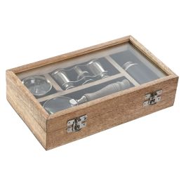 Regalo Vintage DKD Home Decor Marron 13 x 6 x 22 cm Set de 4 Regalo Vintage DKD Home Decor Marron 13 x 6 x 22 cm Set de 4