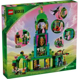 LEGO 75684 Wicked Bienvenido a Emerald City - Juguete coleccionable con Glinda y Elphaba