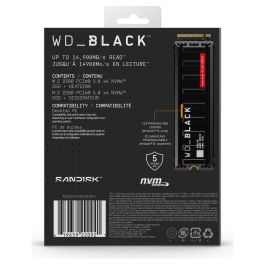 SanDisk WD_BLACK SN8100 SSD NVMe M.2 2280 2TB PCIe 5.0 x4 con Disipador de Calor - TLC 3D NAND
