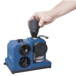 Scheppach DBS800 Afilador de brocas, 80 W, para brocas de 3-13 mm con hoja de diamante