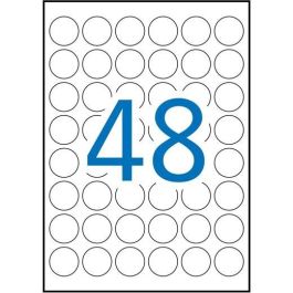Apli Etiquetas Adhesivas Circulares Ø30 mm Inkjet-Láser, 1200 Etiquetas Blancas para Identificar Envíos y Objetos Precio: 9.5000004. SKU: S8401013