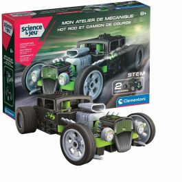 Clementoni AAAMR61632 - Taller Mecánico para Construir Hot Rods y Camiones