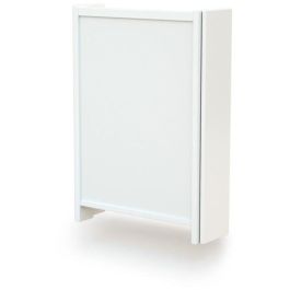AT4 Cambiador de pared blanco, plegable con 2 estantes de almacenamiento para optimizar el espacio