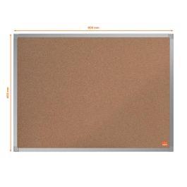 Pizarra Corcho Nobo Essence Marco Aluminio 600x450 mm