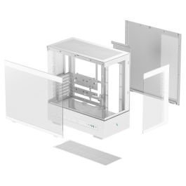 Deepcool CH690 DIGITAL Caja de PC Torre Blanca con Pantalla LCD para Gaming ATX/Micro-ATX/Mini-ITX