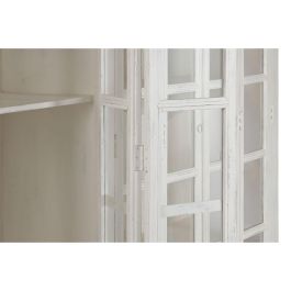 DKD Home Decor Vitrina Balines Nat 2c24 Decape Blanco 270x43x244 cm Teca Mango 8 Puertas