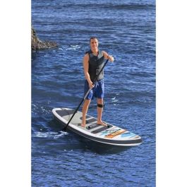Bestway Paddle SUP Hydro-Force White Cap Hinchable 305x84x12 cm para 1 Persona Hasta 120 kg con Remo y Asiento de Kayak