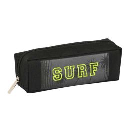 Estuche Escolar Safta Surf Negro (21 x 8 x 8 cm)