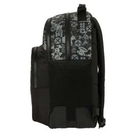 Mochila Escolar Paul Frank Join the fun Negro 32 x 42 x 15 cm