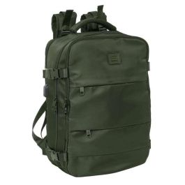 Safta Mochila de Viaje para Cabina de Avión y Portátil 15,6'' Real Betis Balompié - Color Verde, Dimensiones 440x290x190 mm
