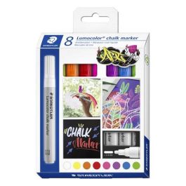 Staedtler Marcador De Tiza Líquida Lumocolor 344 C-Surtidos, Estuche 8 Ud - Para Pizarras, Vidrio, Espejos Precio: 21.90000054. SKU: B18BDPZ8NP