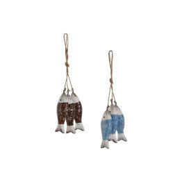 DKD Home Decor Decoracion Colgante Azul Rojo Paulownia 16 x 28 x 16 cm (12 Unidades) Precio: 53.49999996. SKU: B15D3ABXDX