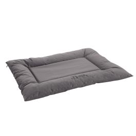 Hunter Cama Colchón para Perros Gent Antibacterias SILVERPLUS BIONIC FINISH C6 Lavable Poliéster Uso Interior Exterior 100x70 cm Gris