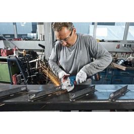 Bosch Professional GWX 18V-15 C Amoladora a batería 18V con 2 baterías 5.5Ah ProCORE18V, cargador GAL 1880 CV y L-Boxx