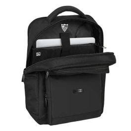 Mochila para Portátil Sevilla Fútbol Club Premium 15,6'' Negro (31 x 44 x 13 cm)