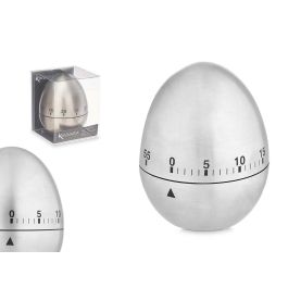 Kinvara Temporizador de Cocina Huevo de Acero Inoxidable 6x7.5x6 cm (24 Unidades) Precio: 66.50000038. SKU: B17AE2MBVH