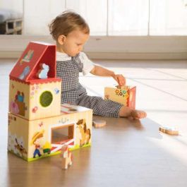 Goula 53470 My First Farm - Granja de Construcción con 5 Animales para Bebés +12 Meses